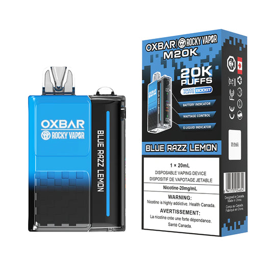 Oxbar 20k Blue Razz Lemon (Provincial tax)