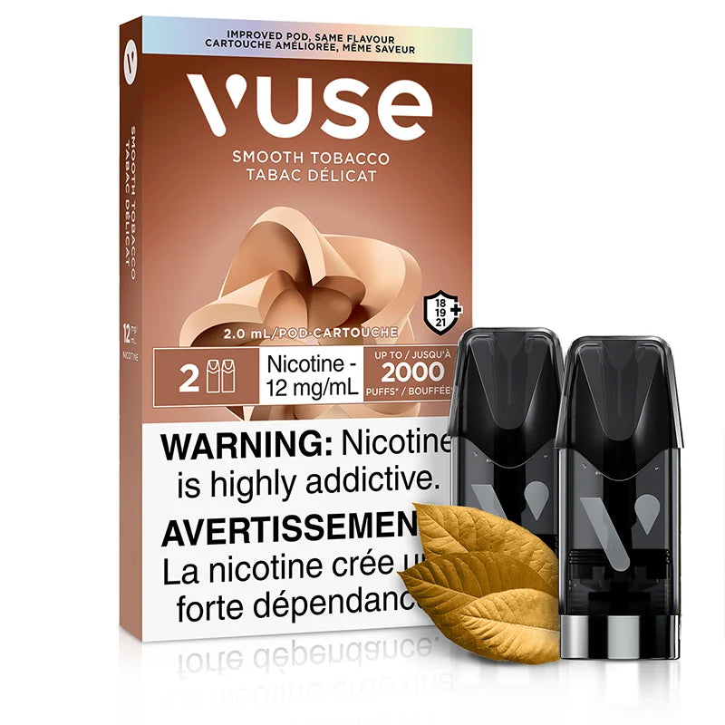 Vuse Pod 12mg Smooth Tobacco (Provincial Tax)