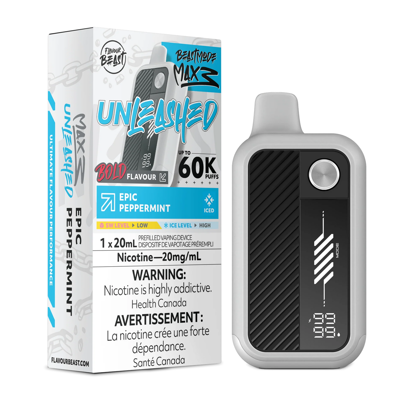 Flavour Beast Max 3 60k Epic Peppermint Ice (Provincial)