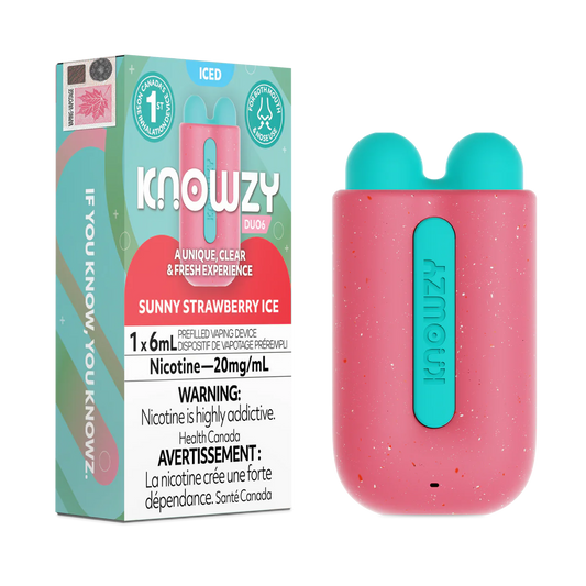 Knowzy Duo6 Sunny Strawberry Ice (Provincial Tax)