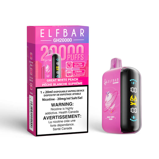 Elfbar GH 20000 Great white peach (provincial tax)