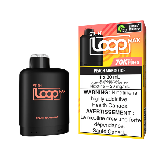 STLTH Loop pods 70k Peach mango ice (Provincial tax)