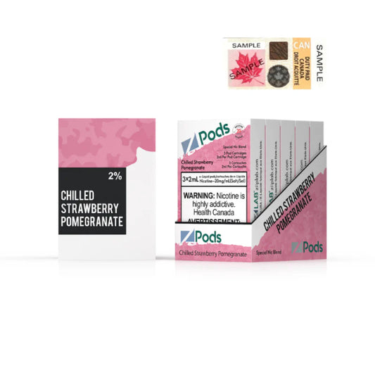Z pods chilled strawberry pomegranate