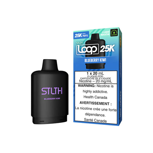 STLTH Loop pods 25k Blueberry Kiwi (provincial tax)