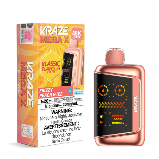 Kraze Mega X Klassic 48k Frizzy Peach G Ice (Provincial)