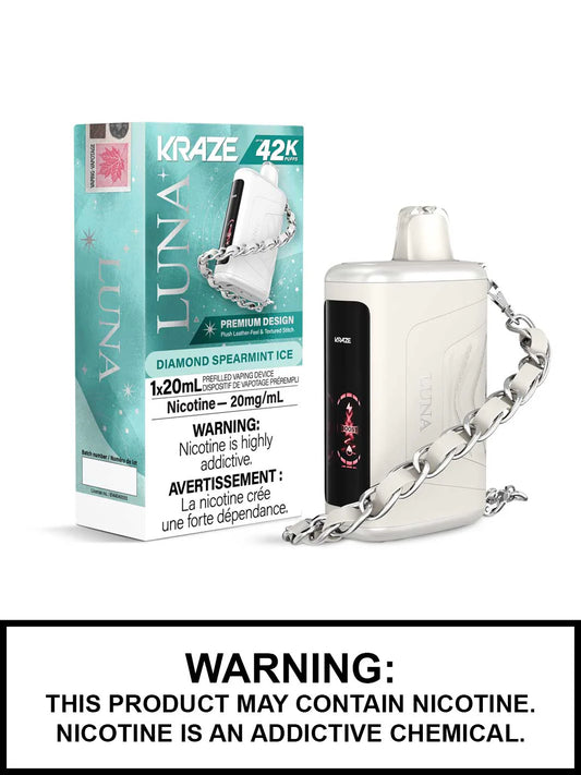 Kraze Luna 42k Diamond spearmint ice (Provincial Tax)