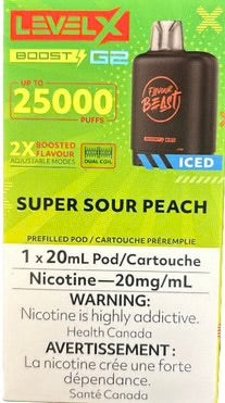 Level X 25000 Super Sour Peach *