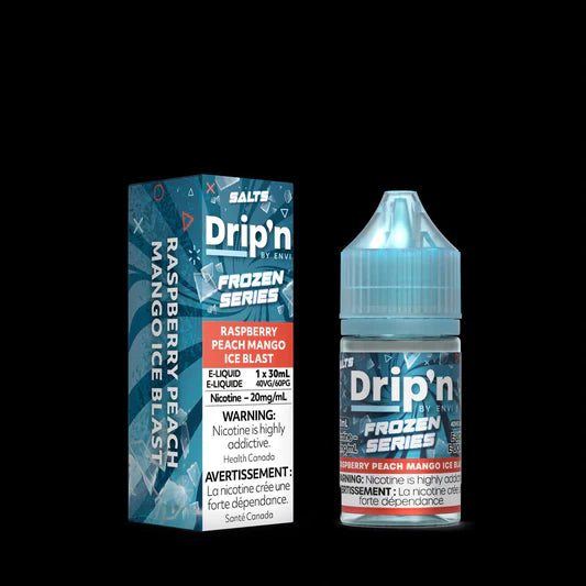 dripn envi e-liquid raspberry peach mango ice blast (provincial tax)