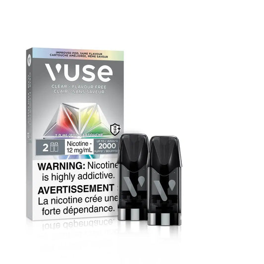 Vuse Pod Clear-Flavourless (provincial Tax)