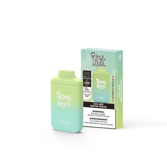 King 6000 - 0 mg cool mint (provincial tax)