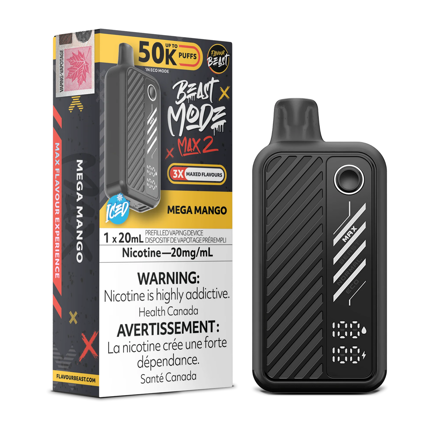 Flavour Beast Max 2 50k Mega Mango (Provincial Tax)