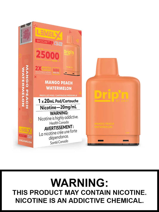 Level x 25000 Dripn mango peach watermelon (provincial )