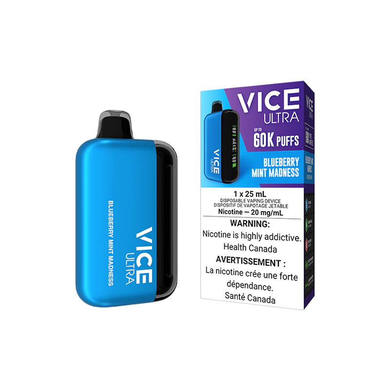 Vice ultra 60k blueberry mint madness (provincial tax)