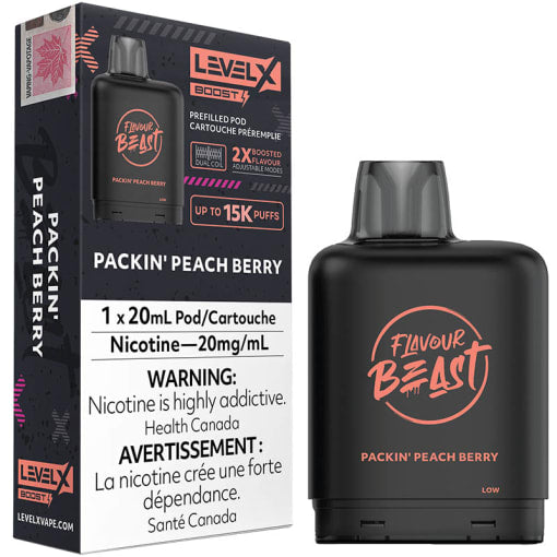 Level X Boost Pod 15k Packin Peach Berry