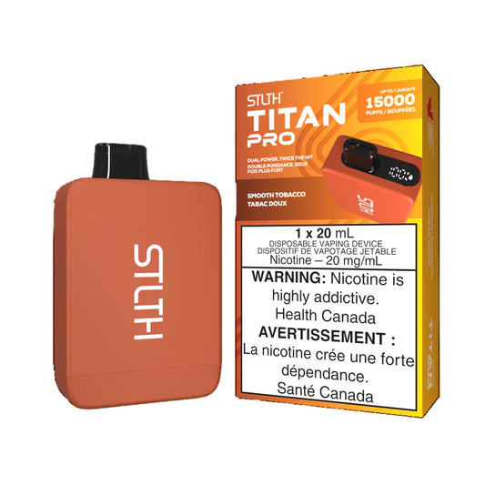 Stlth Titan 15000 smooth tobacco*