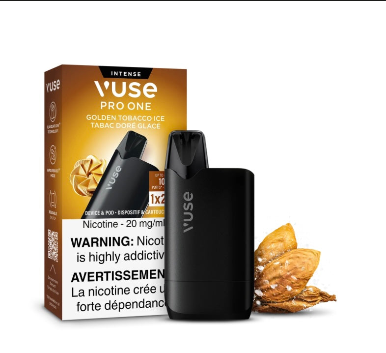Vuse Pro one 1k golden tobacco ice (provincial)