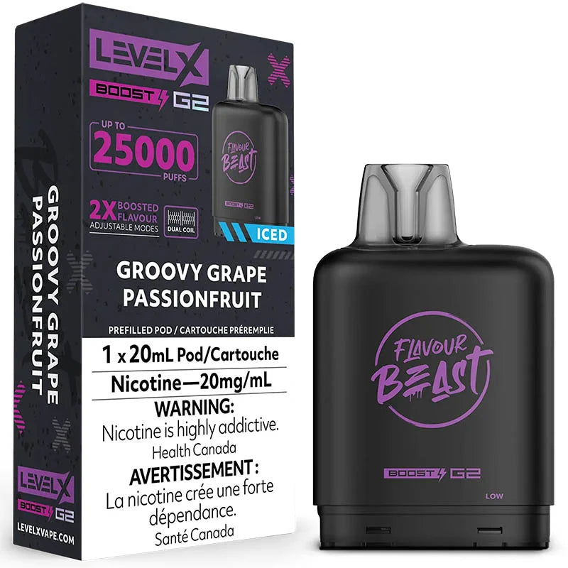 Level x 25000 groovy grape passionfruit *