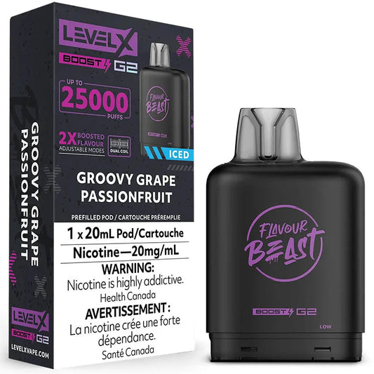 Level x 25000 groovy grape passionfruit *