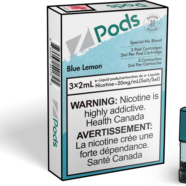 Zpods 2% Blue lemon (Provincial Tax)