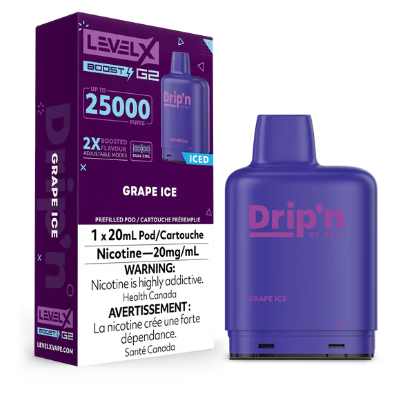 Level x 25000 Dripn grape ice*