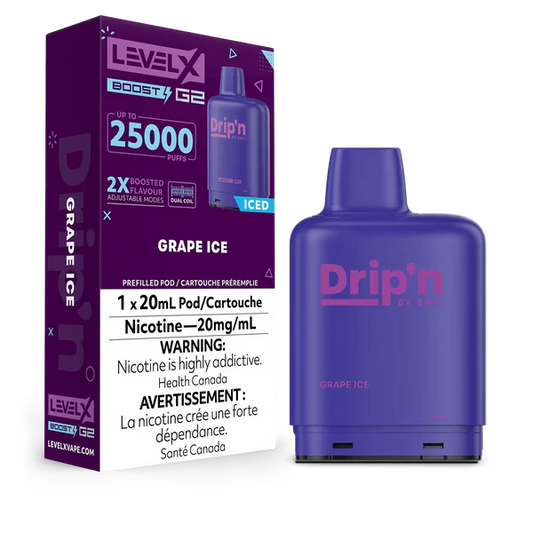 Level x 25000 Dripn grape ice*