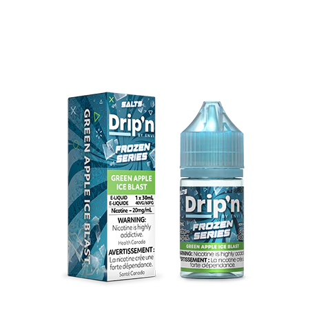 dripn envi e-liquid green apple ice blast (provincial tax)