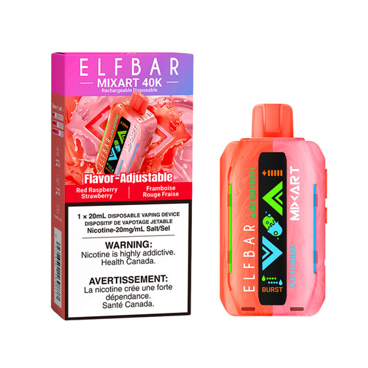 Elfbar 40k red raspberry strawberry (provincial)