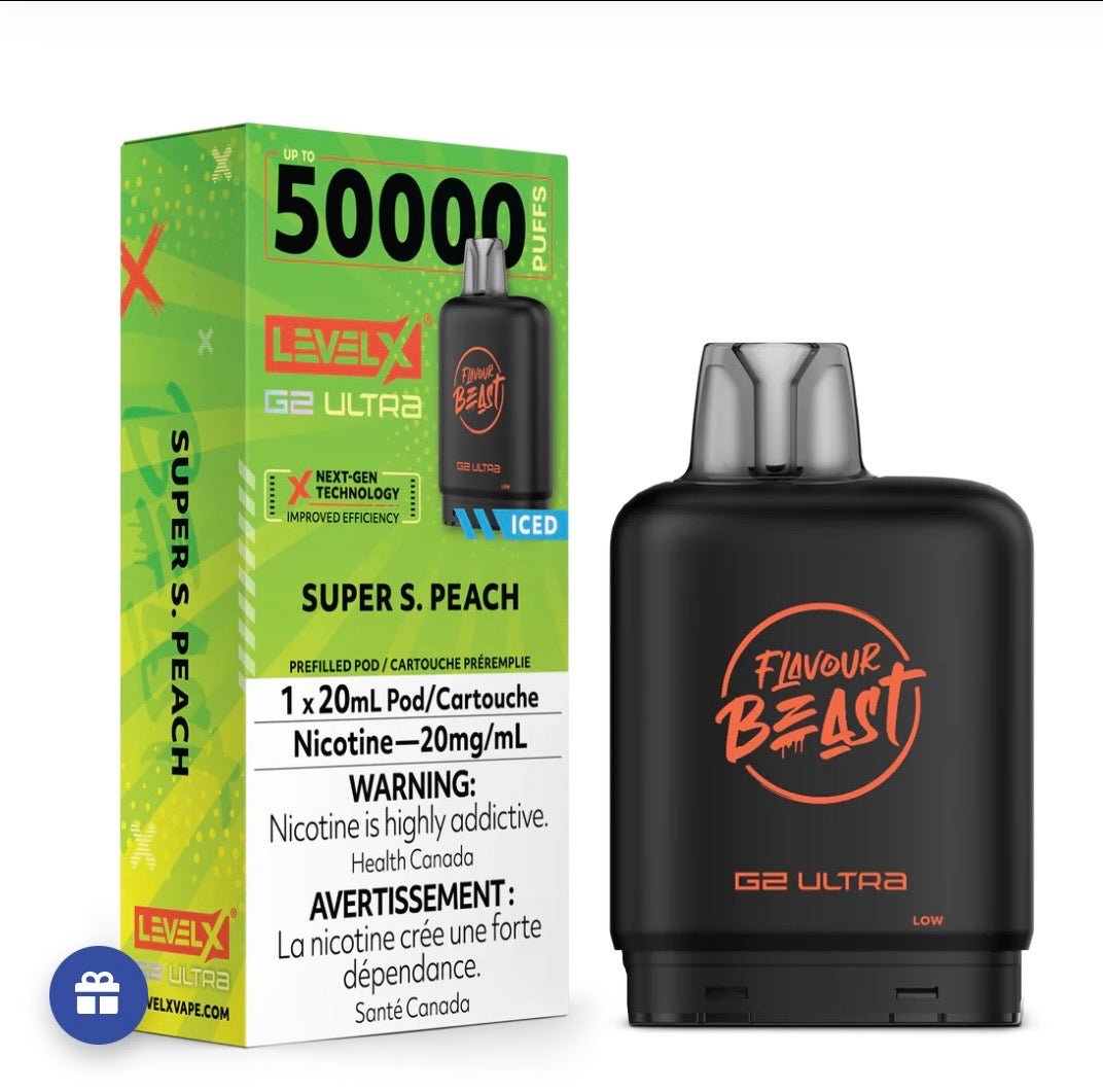Level x 50k super sour peach*