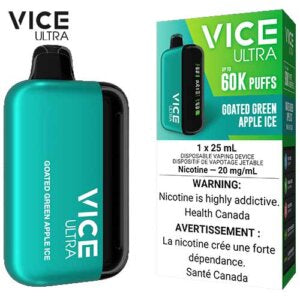 Vice ultra 60k goated green apple ice (provincial tax )