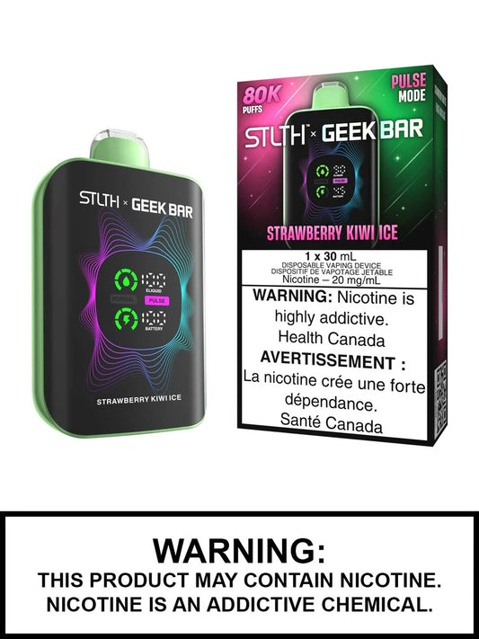 Stlth geek bar 80k  strawberry kiwi ice ( provincial)