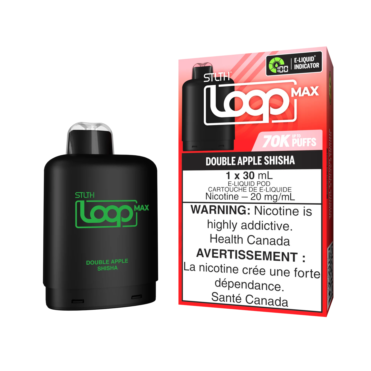 STLTH Loop pods 70k Double Apple Shisha (Provincial tax)