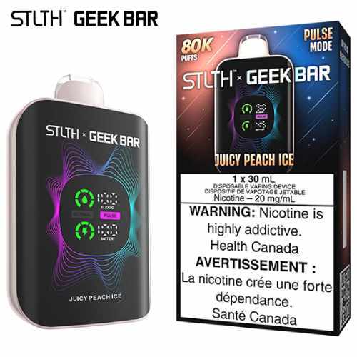 Stlth geek bar 80k  juicy peach ice ( provincial)