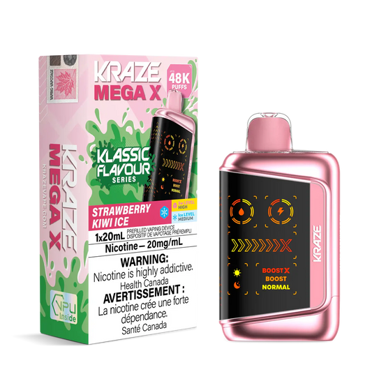 Kraze Mega X Klassic 48k Strawberry Kiwi Ice (Provincial)