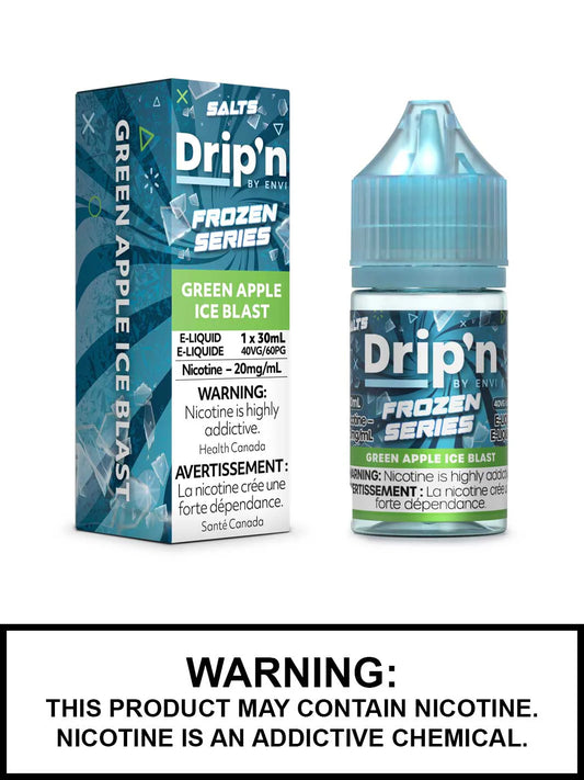 dripn envi e-liquid green apple ice blast*
