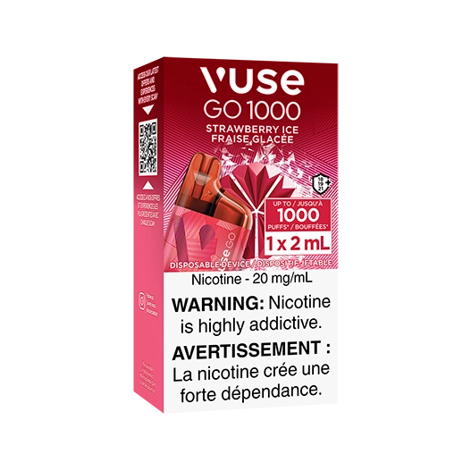 Vuse go 1k strawberry ice (provincial)