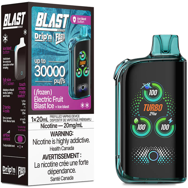 Dripn blast 30000 electric fruit blast ice (provincial tax)