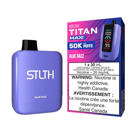 Stlth Titan max 50000 blue razz (provincial)