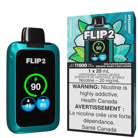 Flip 2 peppermint and spearmint 11000 *