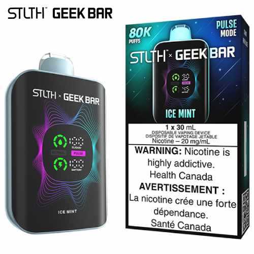 Stlth geek bar 80k   ice mint ( provincial)