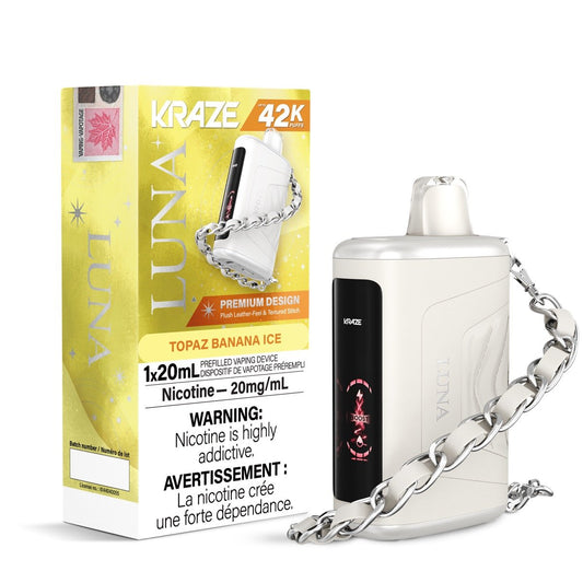 Kraze Luna 42k Topaz banana ice (Provincial Tax)