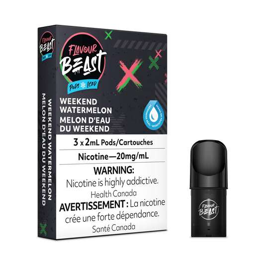 Flavour Beast Pods weekend watermelon (3x2ml) (provincial tax)