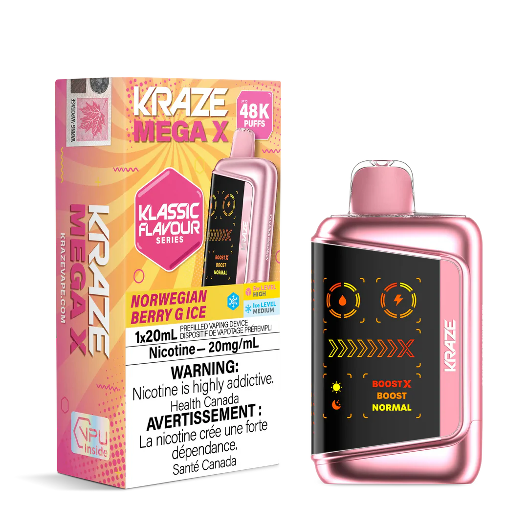 Kraze Mega X Klassic 48k Norwegian Berry G Ice (Provincial)