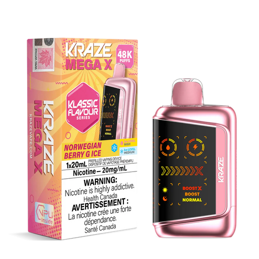 Kraze Mega X Klassic 48k Norwegian Berry G Ice (Provincial)
