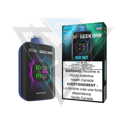 Stlth geek bar 80k  blue razz ( provincial)