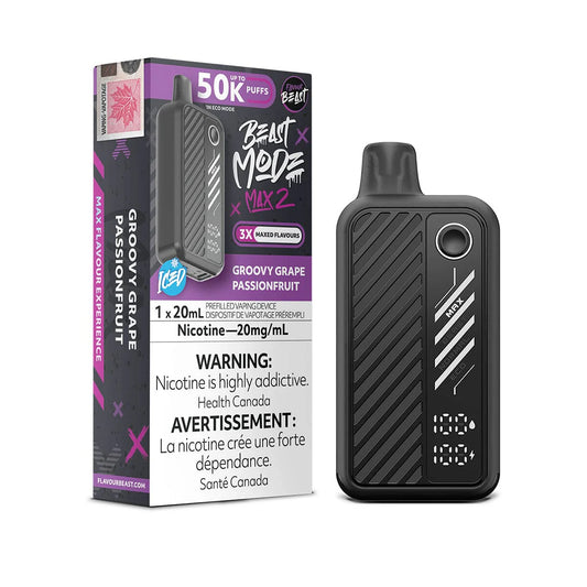 Flavour Beast Max 2 50k Groovy grape passionfruit *