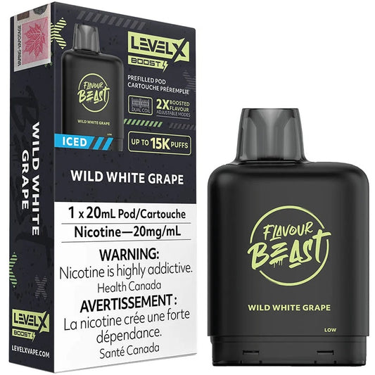 Level X Boost Pod 15k Wild White Grape