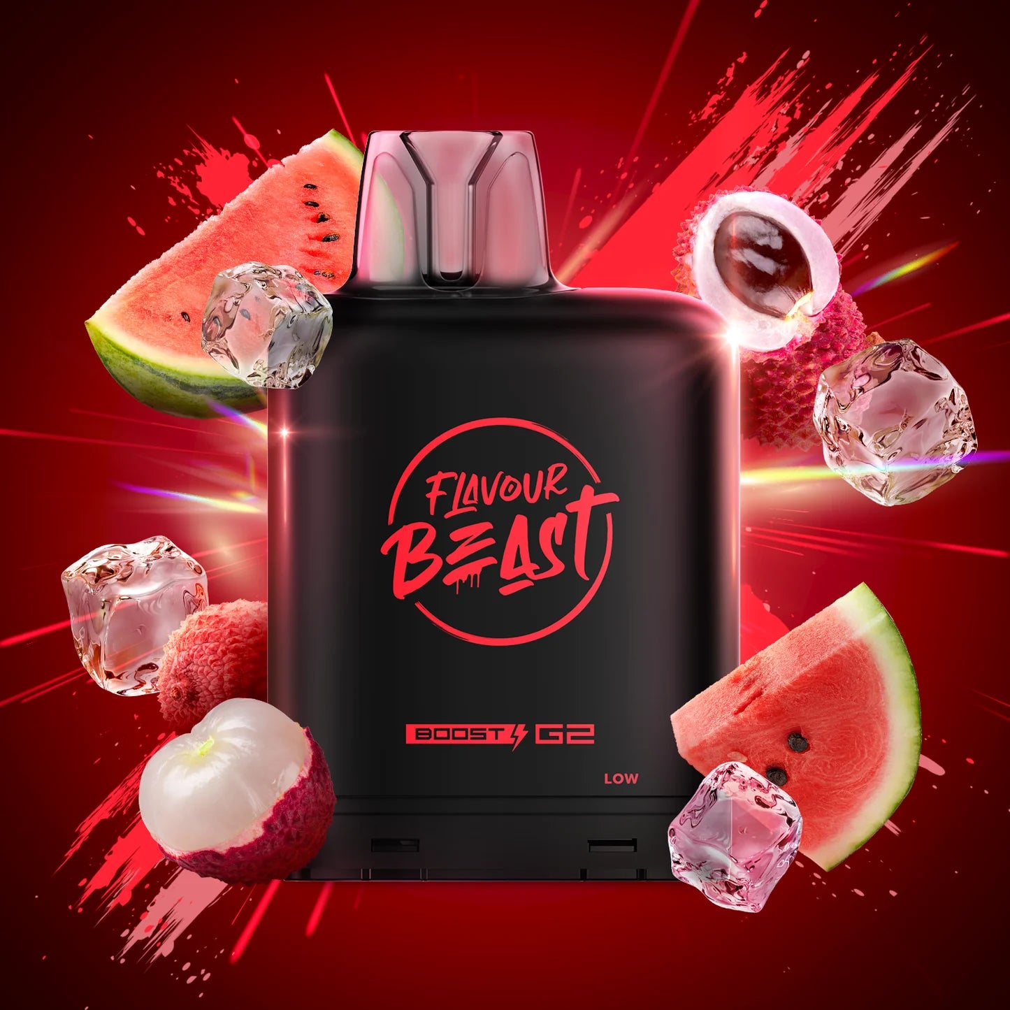 Level x 25000 lit lychee watermelon iced (provincial tax)