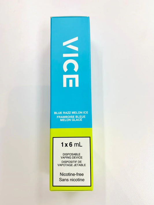 Vice 2500 blue razz melon ice 0mg ( provincial tax)