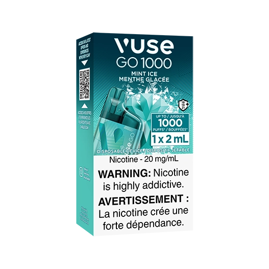 Vuse Go 1k Mint Ice (provincial tax)