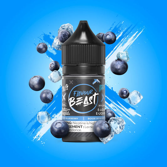 Flavour beast eliquid boss blueberry iced(20mg/30ml) (provincial tax)